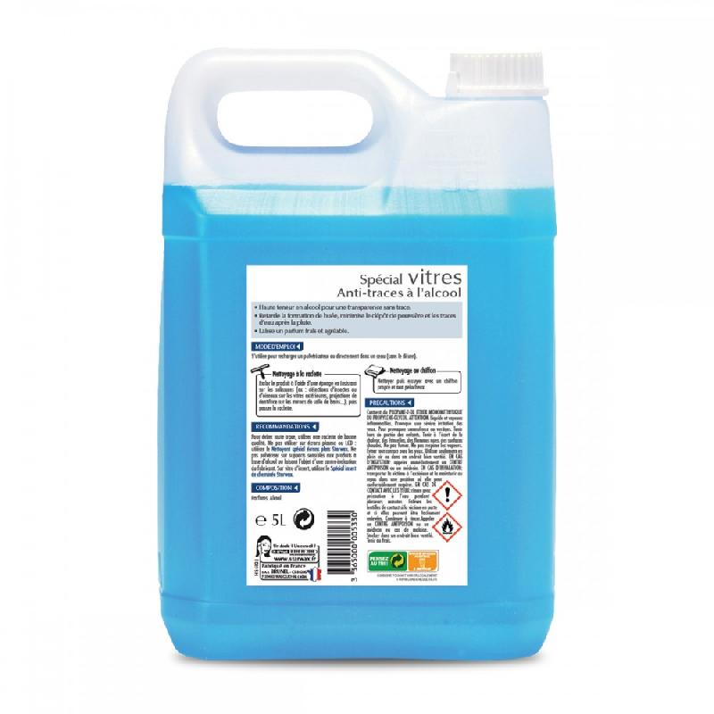 Nettoyant spécial vitres 3 en 1 STARWAX - 5L - Fabrication française - Nettoyage optimal avec forte teneur en alcool_1