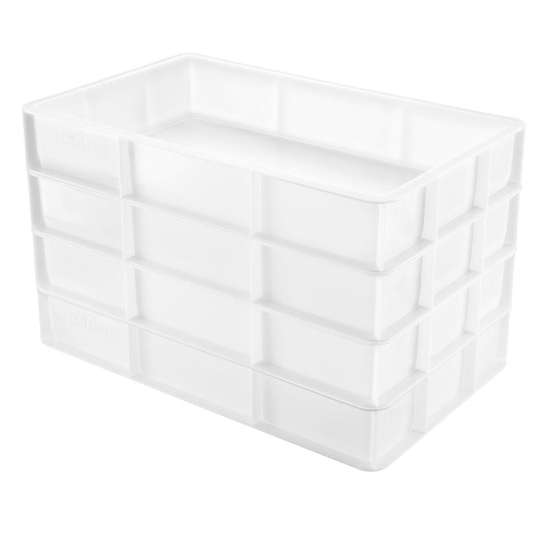 Bac à pâtons 530x325x90mm GN1/1 blanc Gilac_1