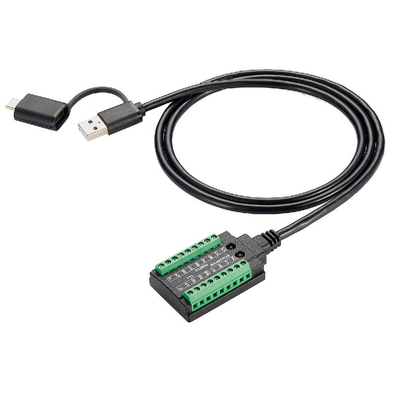 EXSYS EX-13003 Câble USB vers série 1S RS-232/422/485/TTL, bloc terminal, 1.0 m (chipset FTDI)_1