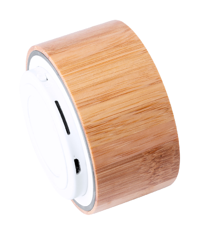 Enceinte Bluetooth - Boîtier en bambou - Fonction mains libres, radio FM et batterie rechargeable_1
