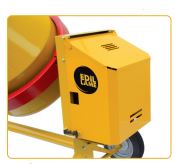 Bétonnière professionnelle avec cabine d'accès facile - EVO GG - EDIL LAME - Transmission à engrenages en fonte et cuve acier_1