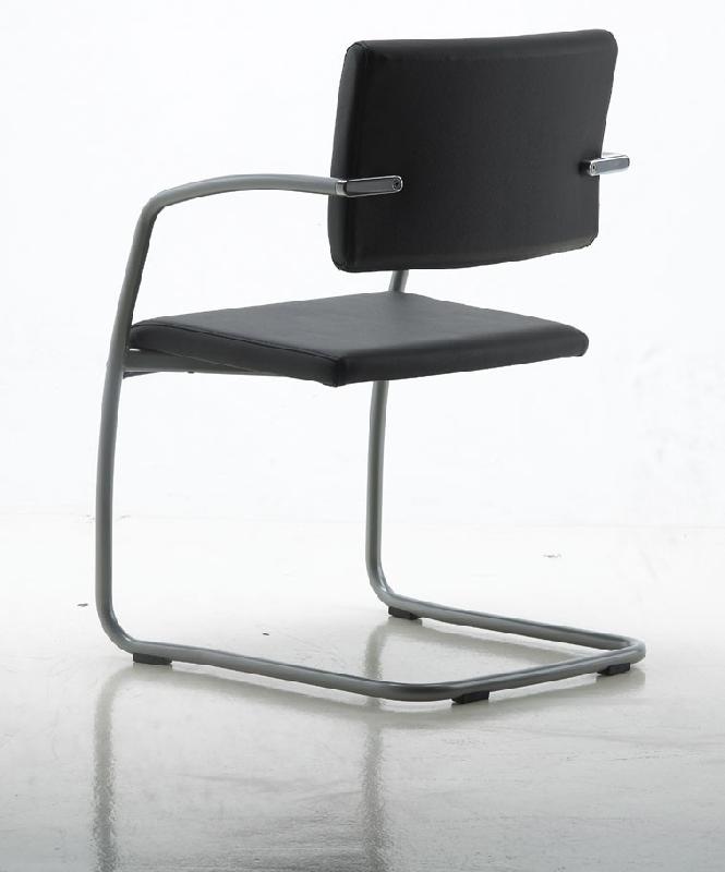 Fauteuil visiteur Zoom - Sokoa - Noir_1