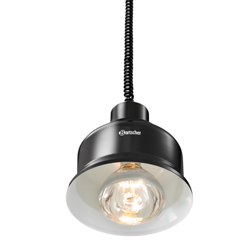 Lampes chauffantes rétractables buffets et comptoirs Noire | Bartscher - 114273_1