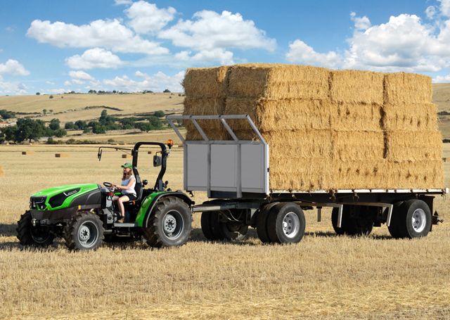 Tracteur Deutz Fahr série 5G TB pour terrains montagneux et horticulture