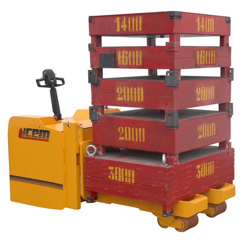 TP 100 - Transpalette électrique ICEM SRL - capacité de charge 10 000 kg - levage 130 mm_1