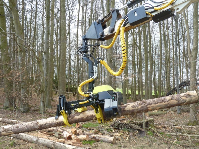 AFM 400s - Tête d'abattage télescopique multifonctionnelle - AFM Forest - Ouverture max. couteaux 360 mm_1