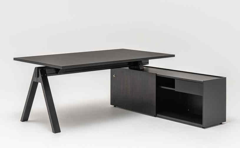 Bureau de direction moderne avec pieds en bois - Viga_1