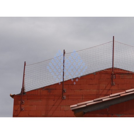 Filet garde-corps fil 4.75mm - maille 100mm - nylon - conforme NF EN 1263-1 Classe A2_1