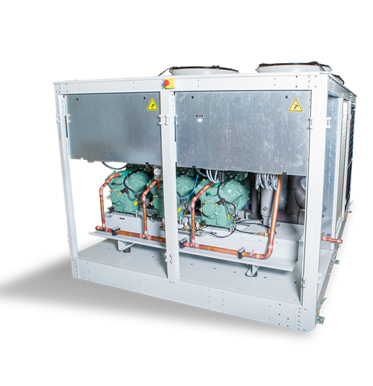 Groupe d'eau glacée avec compresseurs semi-hermétiques ou scroll - Fluides à faibles GWP - Très bas niveau sonore_1