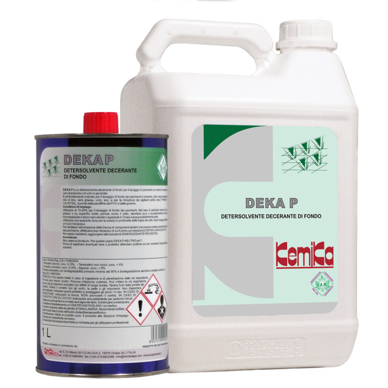 Kemika deka p detersolvant decapant superdegraissant pour sols traites ou encrasses par l'huile bidon de 5l_1