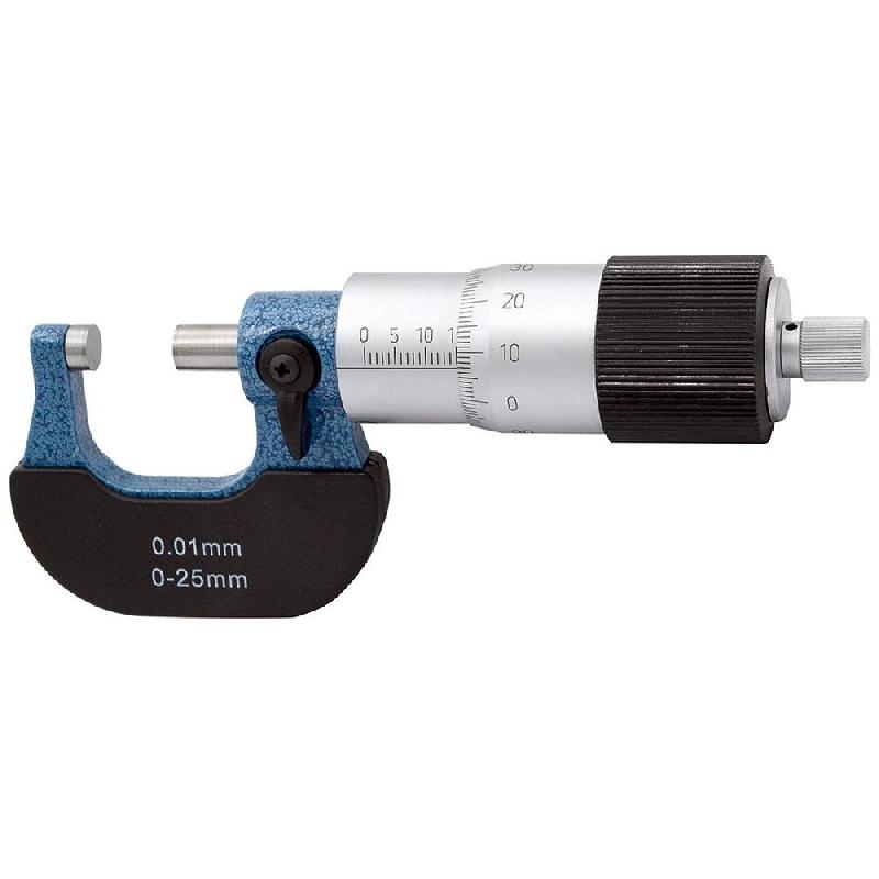 Micromètre d'extérieur 1 tour par mm - 25-50 mm - Tambour à grand diamètre - Référence 530050_1