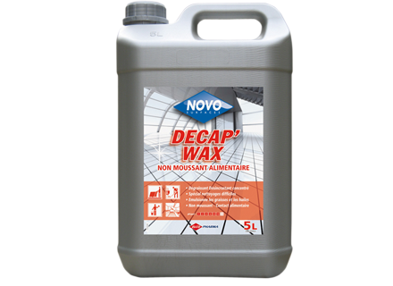Novo decap'wax nettoyant degraissant non moussant alimentaire toutes surfaces 5l_1