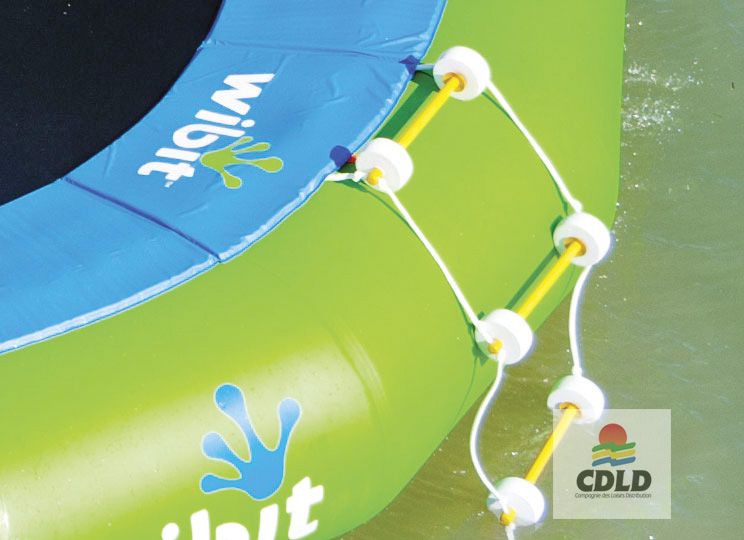 Trampoline aquatique gonflable Wibit - Bouncer pour animations sur plan d'eau ou en mer_1