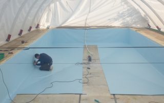 Abri de chantier pour piscine istech_1