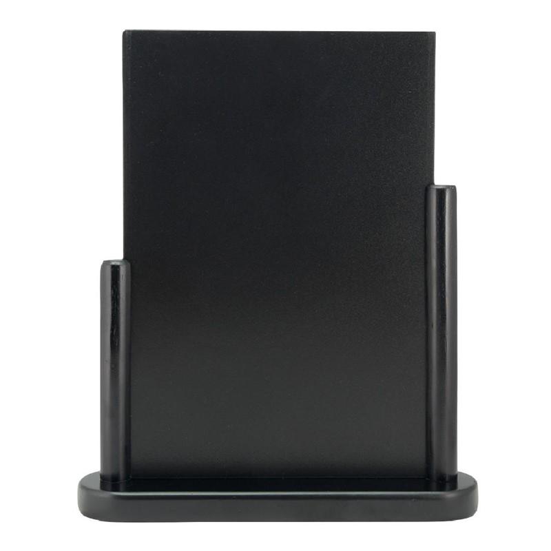 Grand chevalet de table Elegant bois laqué noir | Securit - CU902_1