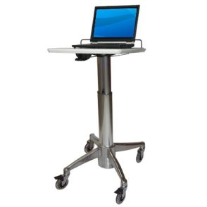 Laptop Mini Cart H Class - Chariot informatique médical ajustable - Ergonoflex - 13,60 kg_1