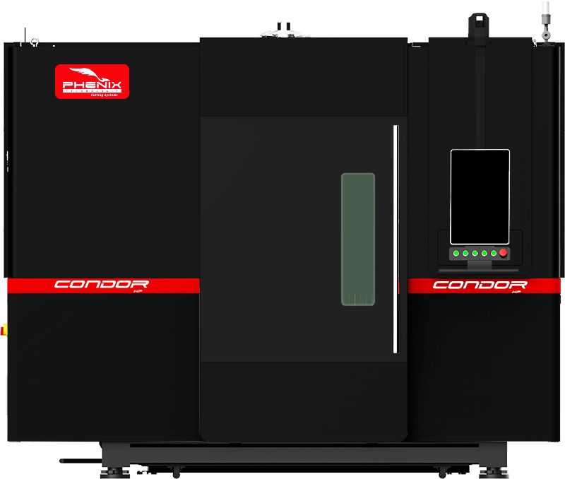 Machine de découpe laser fibre CONDOR HP avec table navette - réduction des coûts et découpe matériaux réfléchissants_1