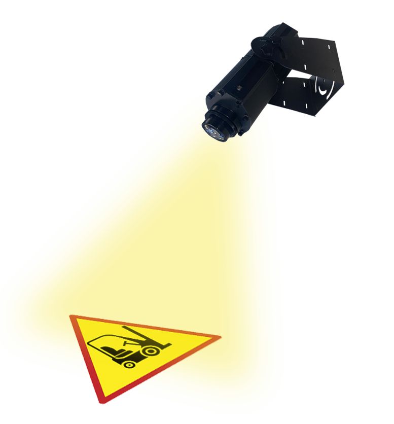 Projecteur gobo VAS - Système d'alerte visuelle personnalisable pour signaux de danger au sol_1