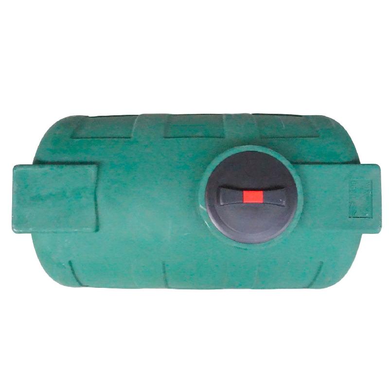 Réservoir eau de pluie PE type CHO 300L vert - stockage polyvalent non enterrable_1