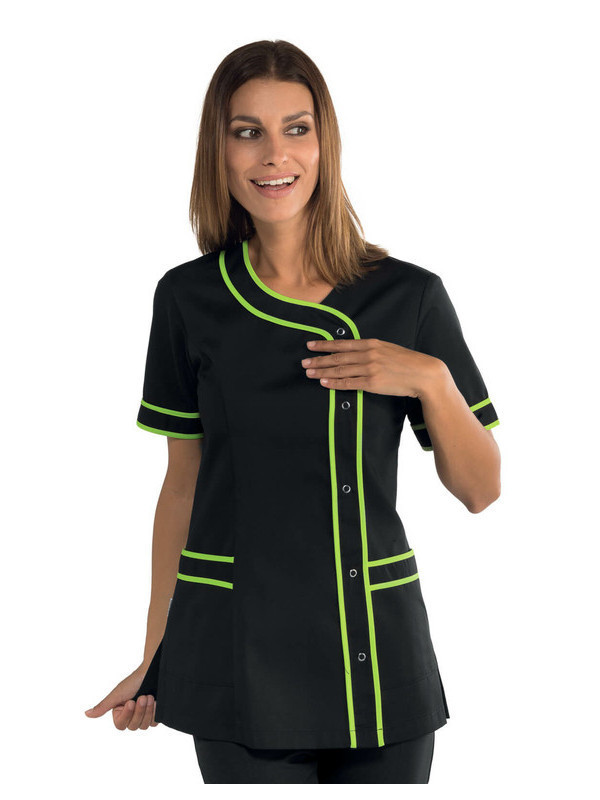 Tunique femme casacca brasilia noire vert isacco taille xl_1