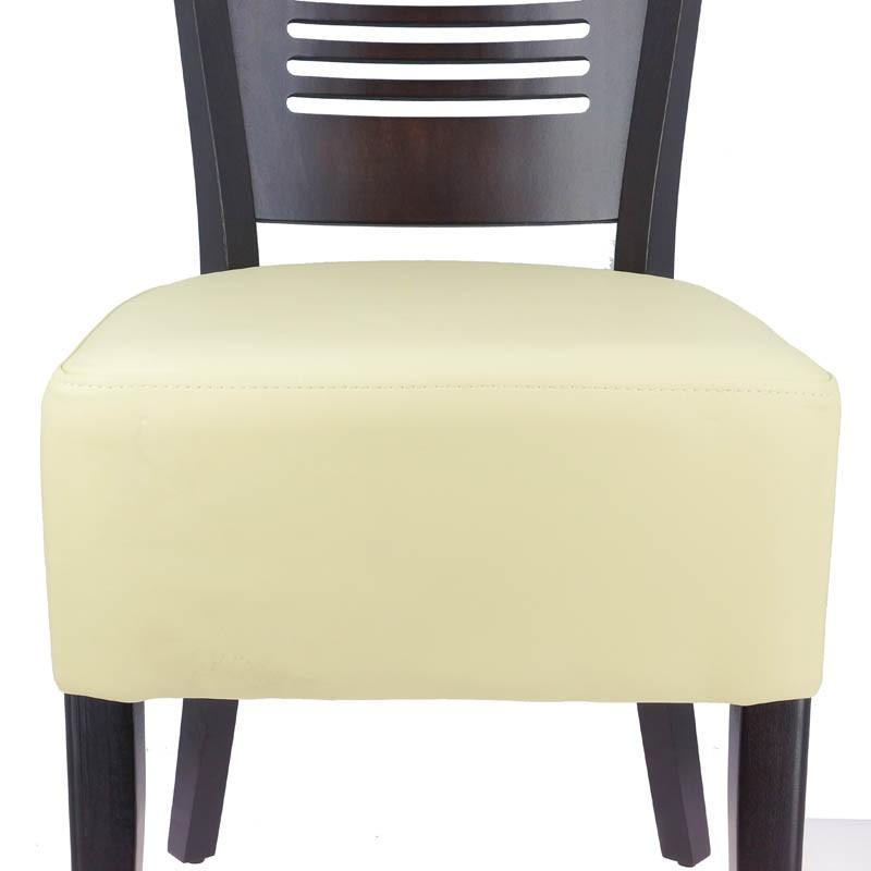 Chaise restaurant bois Amily - BEIGE_1