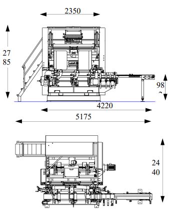Cloueuse de semelles hydraulique Platon - Machines pour palettes - 5000 kg - Puissance 17 KW_1