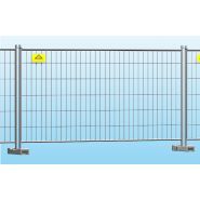 Corniche - grille de chantier - ferro bulloni - clôture mobile, poids 14kg_0
