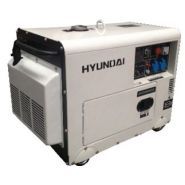 Groupe électrogène diesel Hyundai DHY8000SE - 6000W max, 5500W nominale, démarrage électrique, silencieux_1
