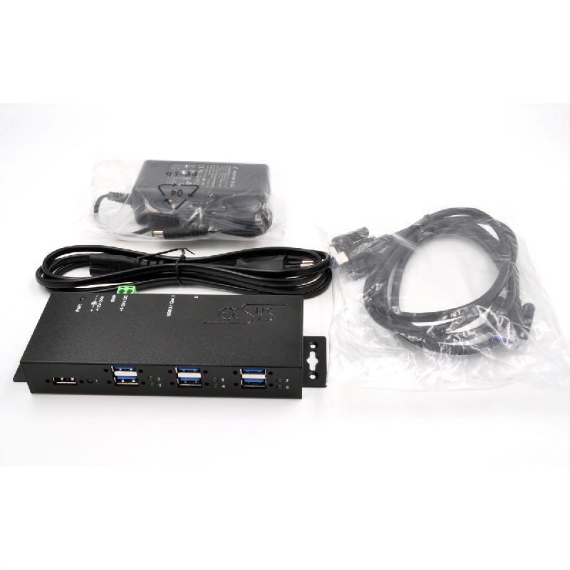 Exsys ex-1189hmvs-3w hub à 7 ports usb3.2 gen1_1