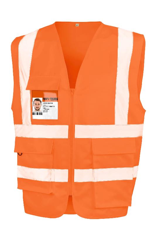 Gilet de sécurité zippé - bandes réfléchissantes - Réf: R477X - EN ISO 13688:2013 - Marque Result_1