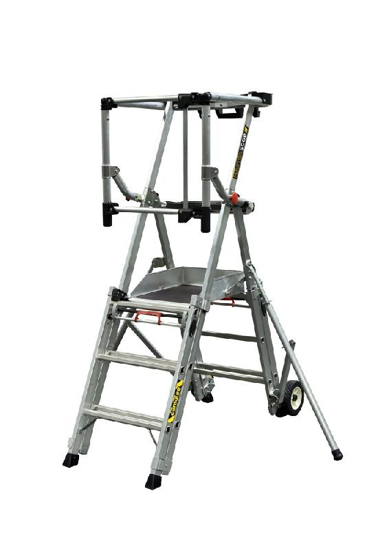 Plate-forme individuelle roulante télescopique 3 à 5 marches - Masterscop_1