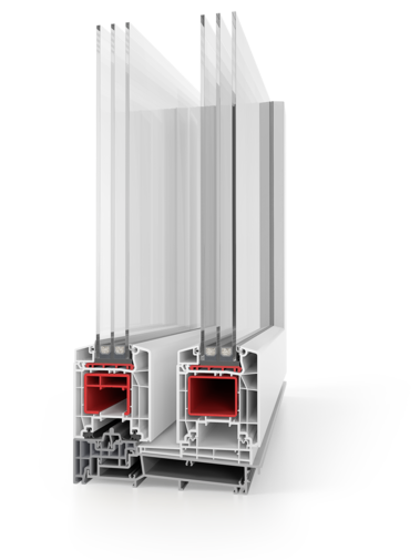 Porte coulissante lift-slide 85 mm - aluplast - haute efficacité énergétique et isolation acoustique_1