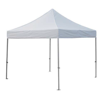 Stand parapluie alu Ø 40 - poteaux octogonaux en aluminium anodisé - toit et mur en PVC anti-feu M2 et anti-UV_1