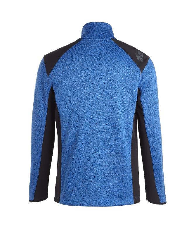 Veste de travail confort - maille molletonnée chinée - 100% polyester - taille L - Réf. 959306_1