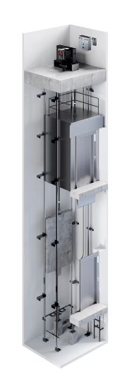 Ascenseur modernisé pour  une nouvelle manoeuvre, variation de fréquence et boîte à boutons- Schindler ReStore_1