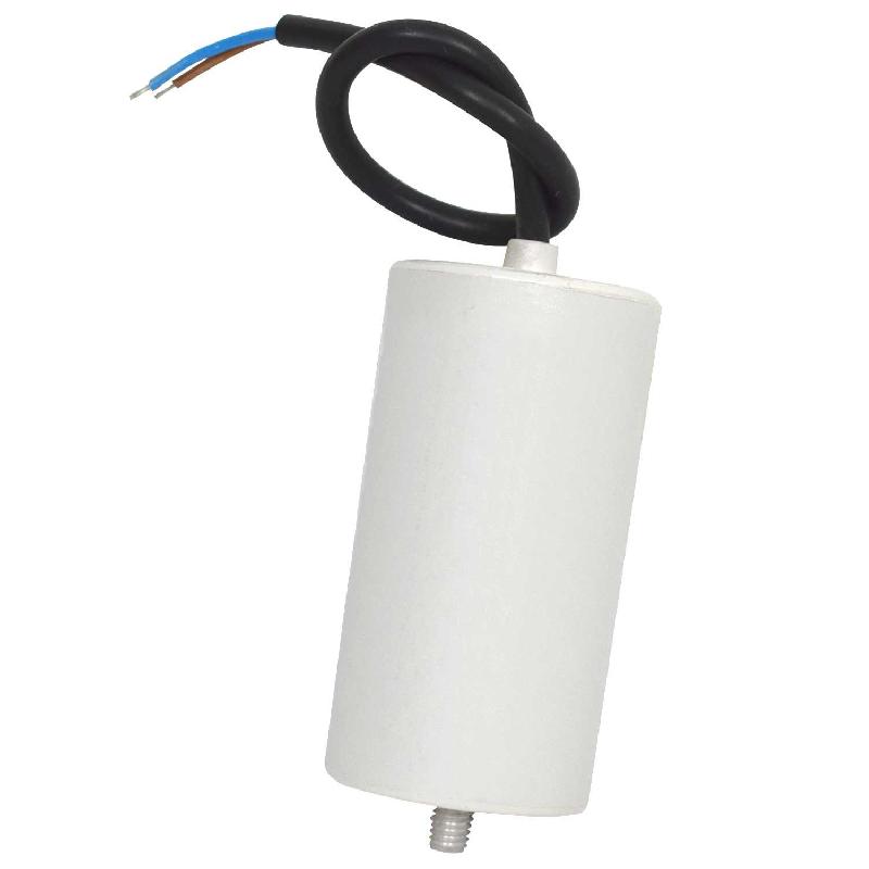 Condensateur moteur permanent 8uF 450V à fils - Pour moteurs monophasés, ventilateurs, pompes et volets roulants_1
