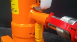 Cric hydraulique monobloc HYDROGRIF sans pompe - Valve de sécurité SPX POWERTEAM - Compatible pompes 700 bar_1