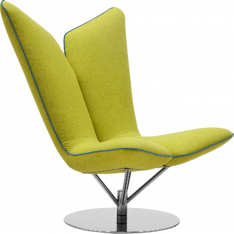 Fauteuil Lounge Angel- Softline - Jaune_1
