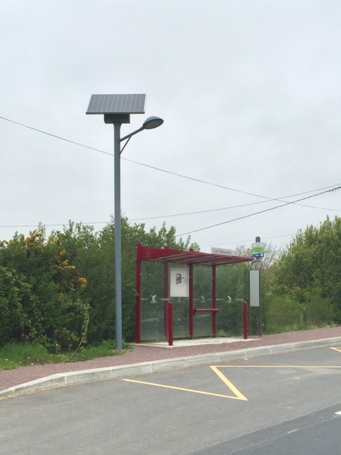 Lampadaire solaire urbain à LED en acier galvanisé thermolaqué - 5.5 m - 40 W / 4800 Lm - ARL-AL002_1