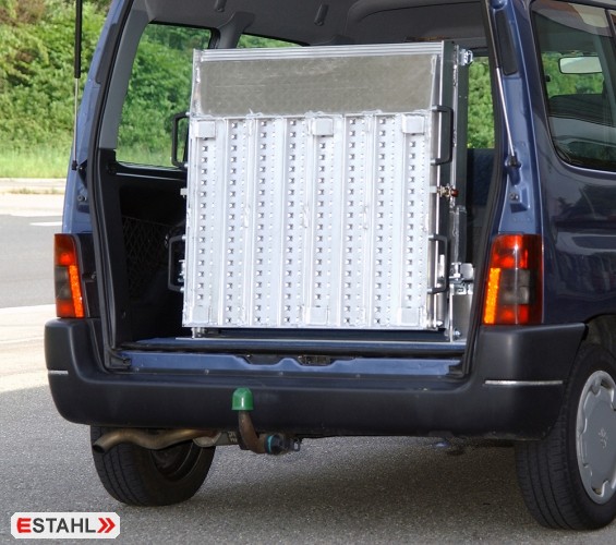 Rampe pour fauteuil roulant - Ressort à gaz - Installation fixe - Modèles ESFR2200F, ESFR2400F, ESFR2700F, ESFR2900F_1