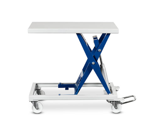 Table élévatrice - Plan de travail en tôle pleine - PEGASE - Charge 300 kg - Hauteur réglable 400 à 1 010 mm_1