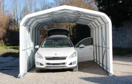 Abri Voiture Autoportant Taïga - Toiture à Deux Pans - Gamme pour Plaine - Plusieurs Dimensions Disponibles_1