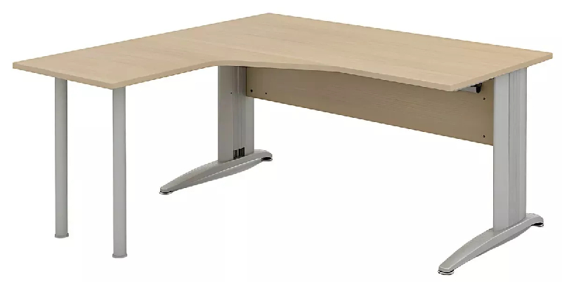 Bureau d'angle compact avec goulotte passe-câbles So Enix_1