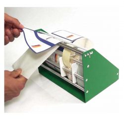 Distributeur d'étiquettes manuel - RÉF. DFI03-ET - supporte jusqu'à 5 bobines de tailles standards_1