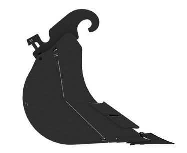 Godet d'excavation-mini-pelle - caterpillar finance france - 700 mm (28 in) - poids 87 kg_1