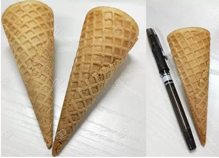 Équipement industriel pour cônes roulés en sucre