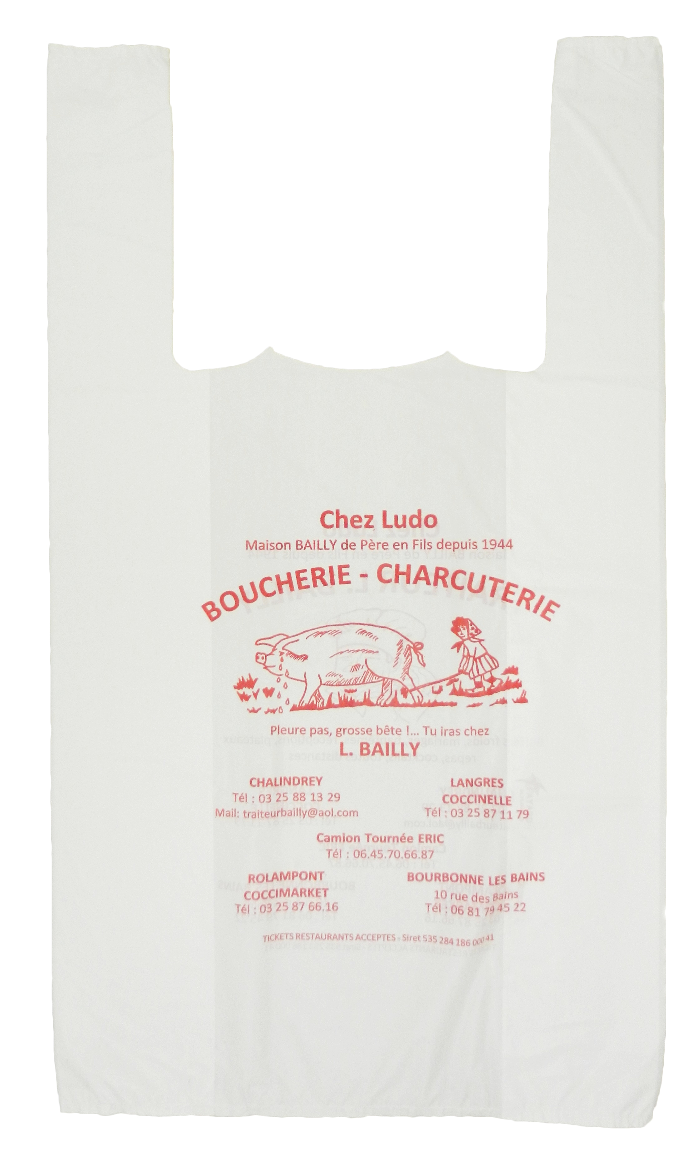 Sac plastique à bretelles pratiques, résistants et 100 % recyclables - Fabriqués en France_1