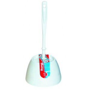 Combine brosse wc blanc complet haccp (brosse boule+pot) (360) haut.370mm diam.145mm_1
