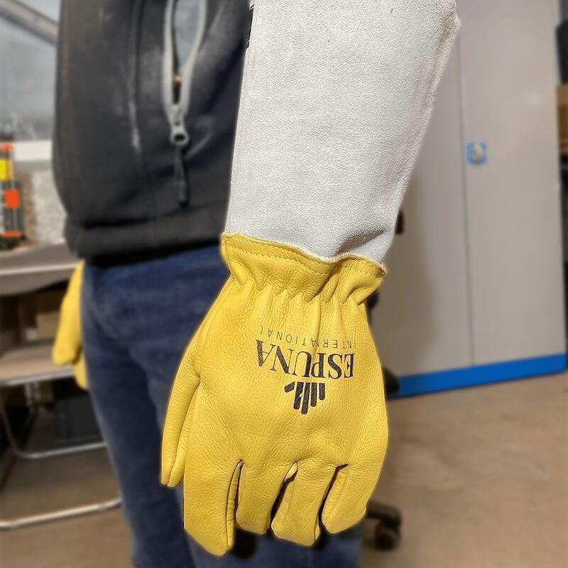 Gants de soudeur spécial MIG MAG et MMA en cuir pleine fleur - T-08_1