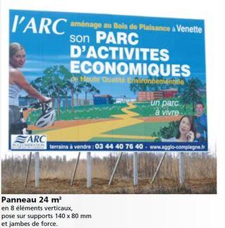 Panneau de communication de chantiers sur mesure_1
